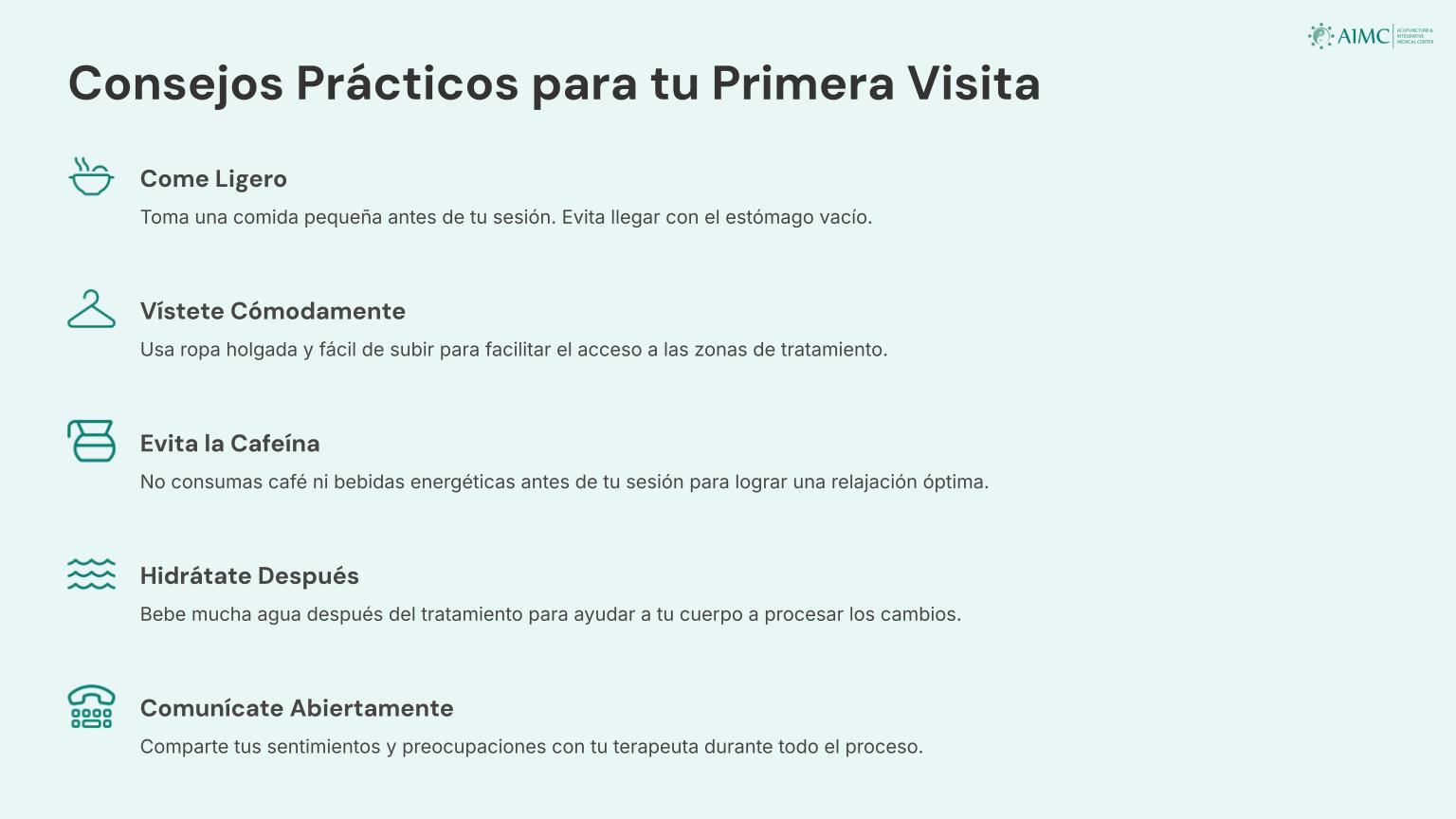 Pacientes Nuevos a la Acupuntura